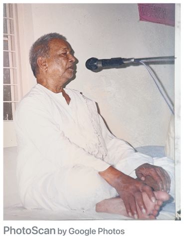 Babaji on mike